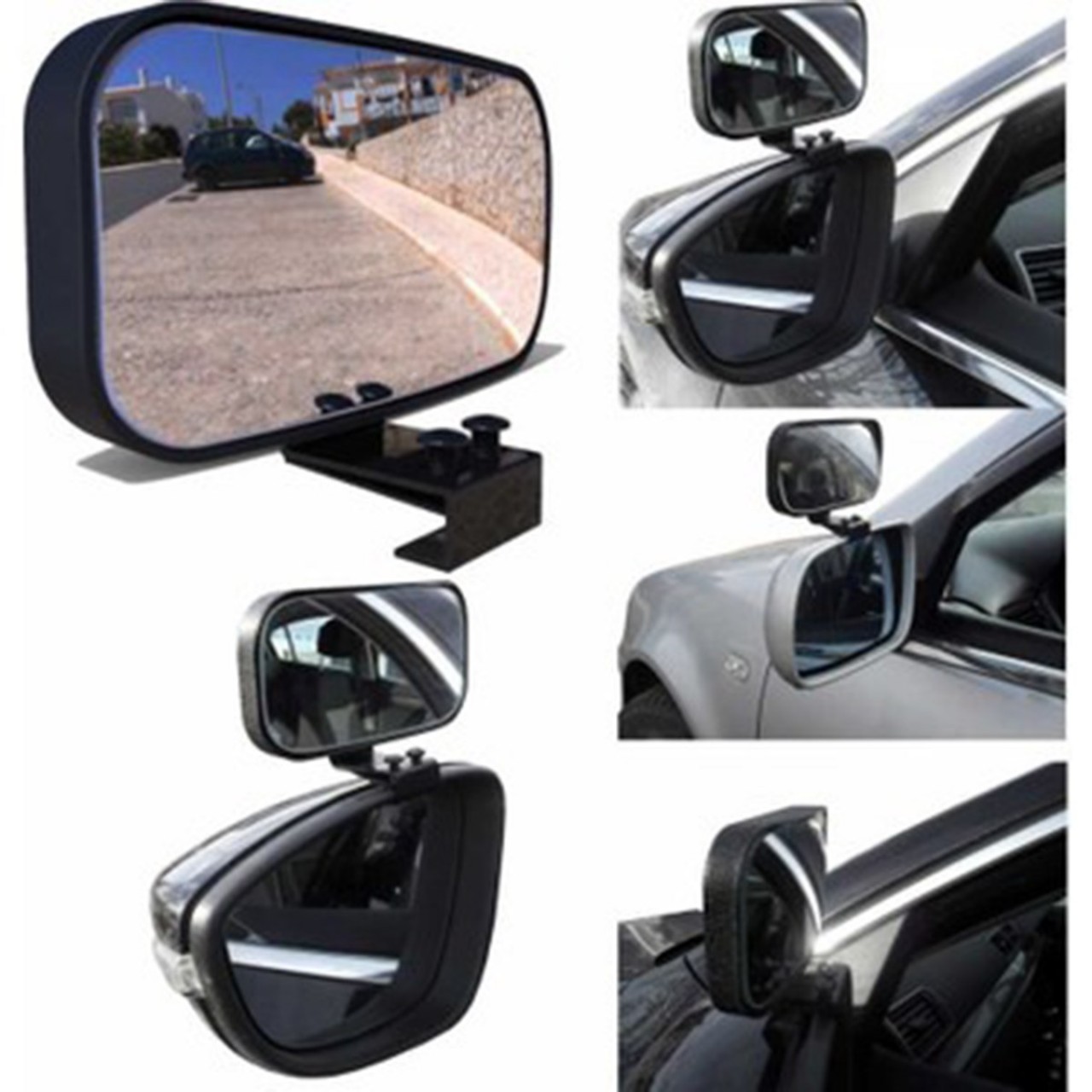 TakTak-4 Ayaklı Eğitmen Kör Nokta Aynası Sol 178x88 mm TEKNİK ÇİZİMLER
