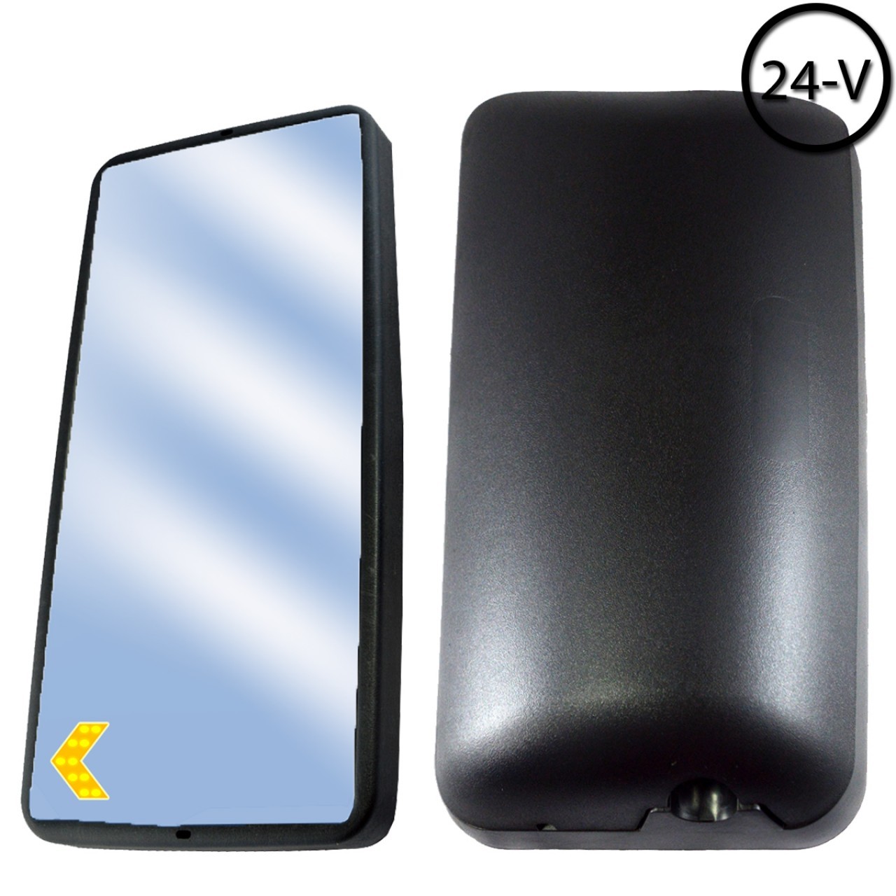 Universal Motorsuz Rezistanslı Sinyalli Sol Ayna Mercedes Man Bmc Pro Daf YM 403 24V 205x384 mm 81.63730-6315
