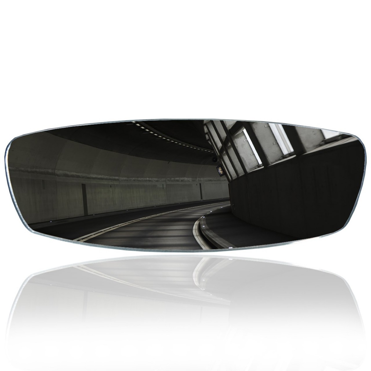 Universal Interior Rearview Mirror with Sapphire Plug-1 Rubber r320 300x90 mm TECHNICAL DRAWINGS