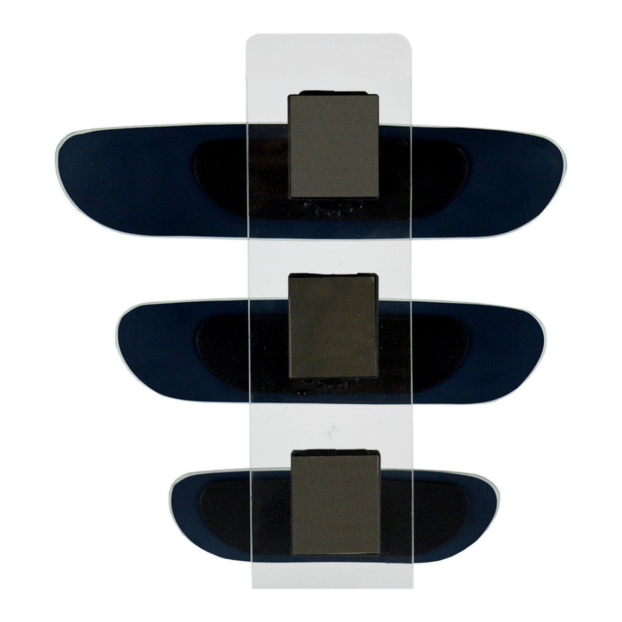 O-va Vertical Arm Interior Rear View Mirror Set 3 Pieces TECHNICAL DRAWINGS