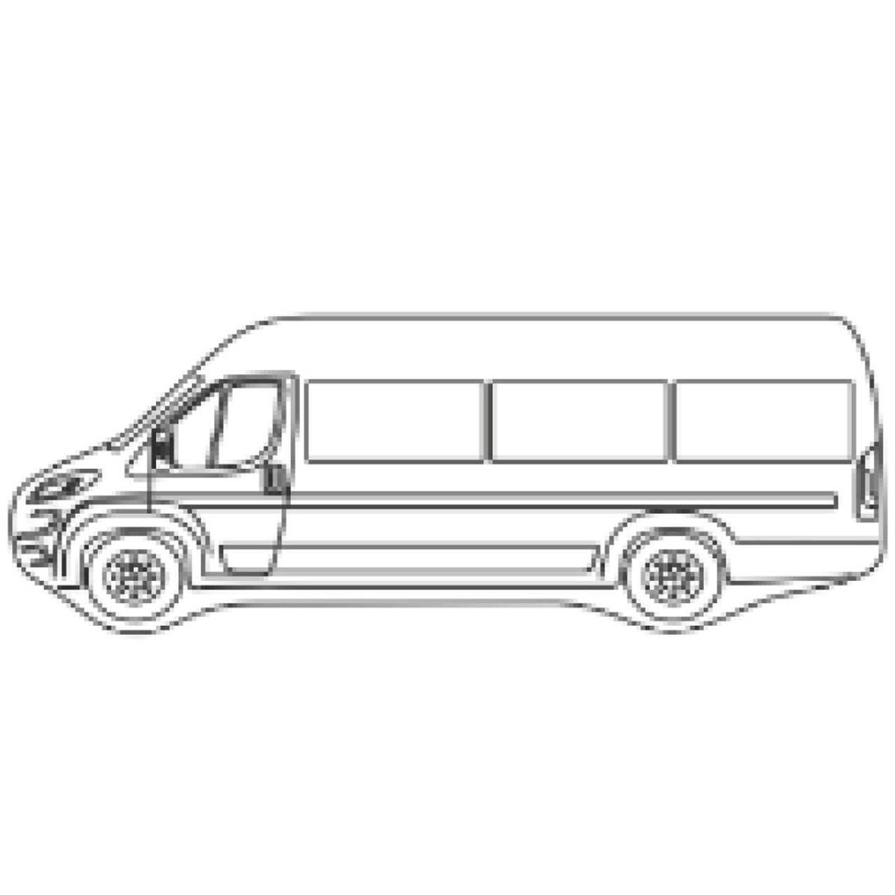 Ducato Minibüs Topuzlu Canlandırma Ayna 100x250 mm